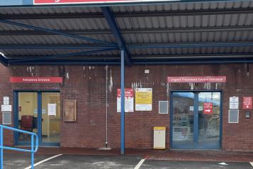 Rochdale Infirmary Urgent Treatment Centre Entrance