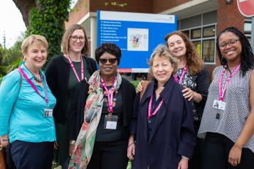 A group of Healthwatch staff and volunteers