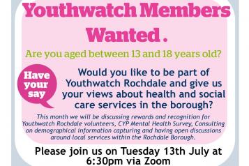 HWR Youthwatch poster July