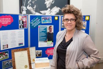 Woman at an Information, Advice and Signposting Surgery
